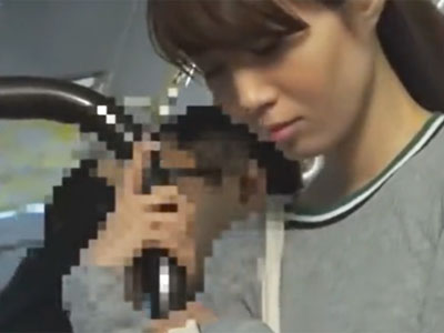 清楚な華奢美女が痴漢男にハメられ→お尻にぶっかけフィニッシュ