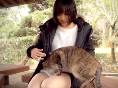 猫が大好きなショトカ童顔が発情→ホテルで濃厚な撮影パコ